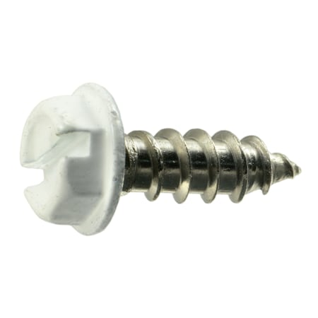 Midwest Fastener Sheet Metal Screw, #8 x 1/2 in, Painted 18-8 Stainless Steel Flange Hex Head 20 PK 71041